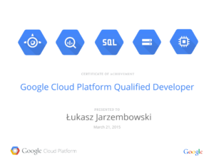 Google Cloud Platform Qualified Developer