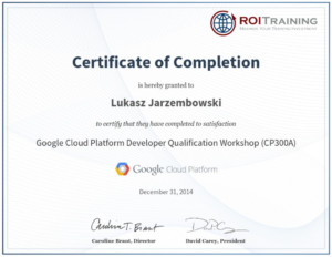 Google Cloud Platform Training